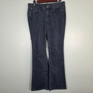 Calvin Klein Jeans Ultimate Bootcut Dark Wash Denim Size 29/8 Womens Y2K Flaps